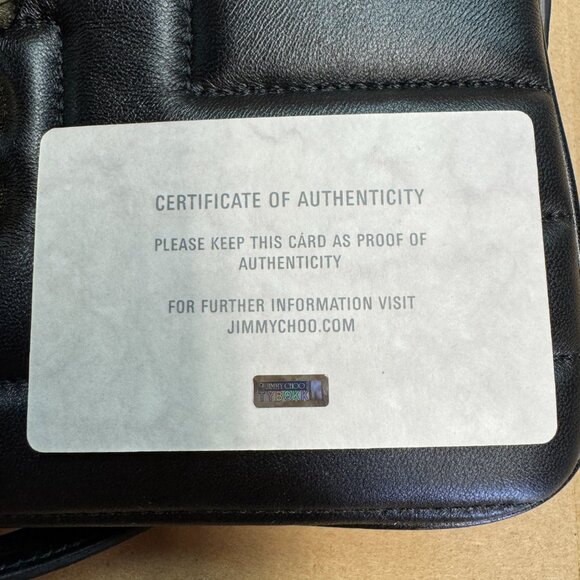 Jimmy Choo Avenue Slim Shoulder Bag - Black - New With Defects - Picture 12 of 12